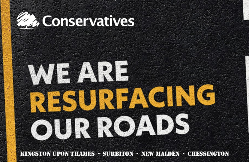 Conservative government road resurfacing extra cash announced